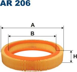 Filtron AR206 - Воздушный фильтр www.parts5.com