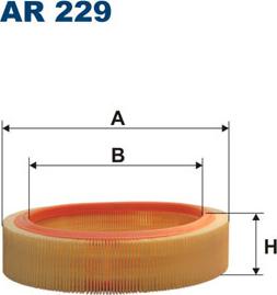 Filtron AR229 - Filtre à air www.parts5.com