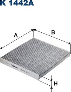 Filtron K 1442A - Filter, interior air www.parts5.com