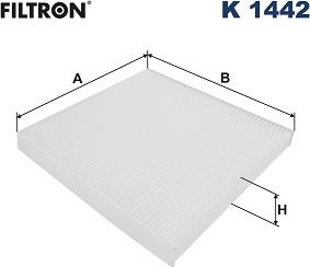 Filtron K 1442 - Filter, interior air www.parts5.com