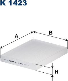 Filtron K 1423 - Filter, interior air parts5.com