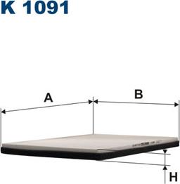 Filtron K1091 - Filtru, aer habitaclu www.parts5.com