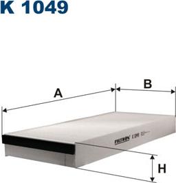 Filtron K1049 - Фильтр воздуха в салоне www.parts5.com