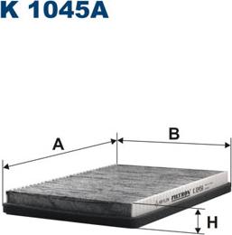 Filtron K1045A - Filter, interior air www.parts5.com