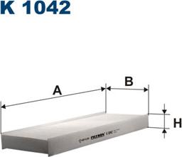 Filtron K1042 - Filtru, aer habitaclu www.parts5.com