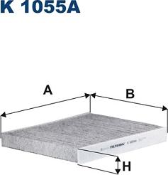 Filtron K 1055A - Filter, interior air www.parts5.com