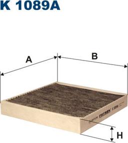 Filtron K1089A - Фильтр воздуха в салоне www.parts5.com