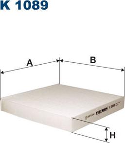 Filtron K1089 - Filtar, zrak unutarnjeg prostora www.parts5.com