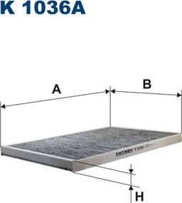 Filtron K1036A - Filter, interior air parts5.com