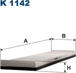 Filtron K1142 - Filtru, aer habitaclu www.parts5.com