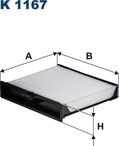 Filtron K1167 - Suodatin, sisäilma www.parts5.com