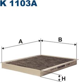 Filtron K1103A - Filtro, aire habitáculo www.parts5.com