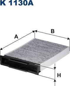 Filtron K1130A - Filtre, air de l'habitacle www.parts5.com