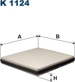 Filtron K1124 - Filter, interior air www.parts5.com