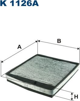 Filtron K1126A - Filter, interior air www.parts5.com