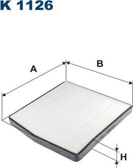 Filtron K1126 - Filter, zrak notranjega prostora www.parts5.com