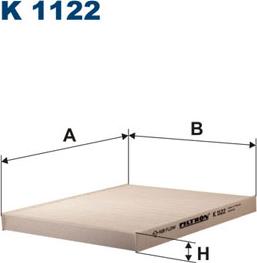 Filtron K1122 - Filter, interior air www.parts5.com