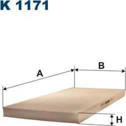 Filtron K1171 - Филтър купе (поленов филтър) www.parts5.com