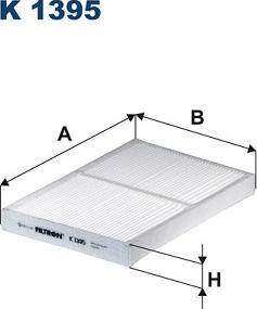 Filtron K1395 - Filtru, aer habitaclu www.parts5.com