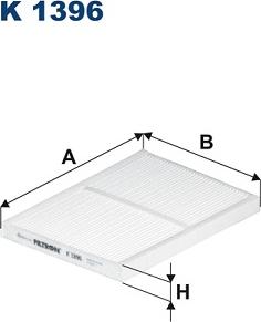 Filtron K1396 - Filtru, aer habitaclu www.parts5.com