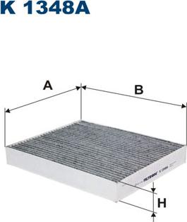 Filtron K1348A - Filtru, aer habitaclu www.parts5.com