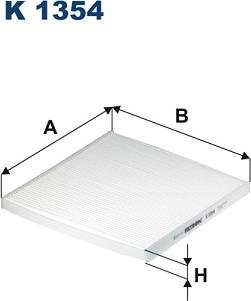 Filtron K1354 - Filter, interior air www.parts5.com