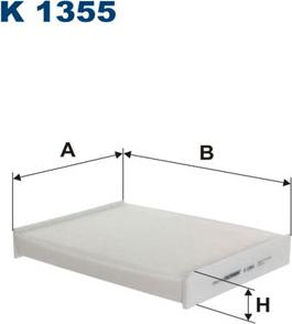 Filtron K1355 - Filter, interior air parts5.com