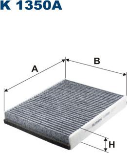 Filtron K1350A - Filter, vazduh unutrašnjeg prostora www.parts5.com