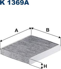 Filtron K 1369A - Filter, interior air www.parts5.com