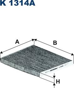 Filtron K1314A - Filtre, air de l'habitacle www.parts5.com