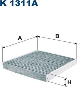 Filtron K1311A - Филтър купе (поленов филтър) www.parts5.com