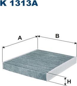 Filtron K1313A - Filtru, aer habitaclu www.parts5.com