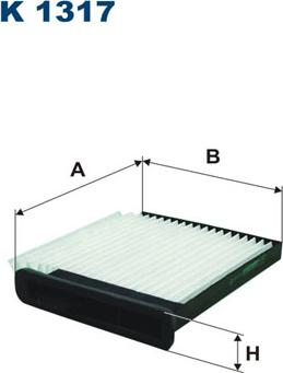 Filtron K1317 - Filtru, aer habitaclu www.parts5.com