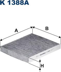 Filtron K 1388A - Filter, interior air www.parts5.com