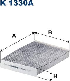 Filtron K 1330A - Filtro, aire habitáculo www.parts5.com