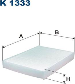 Filtron K1333 - Filtre, kabin havası www.parts5.com