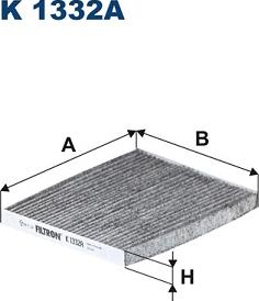 Filtron K1332A - Filtru, aer habitaclu www.parts5.com