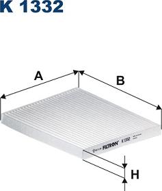 Filtron K1332 - Filtru, aer habitaclu www.parts5.com