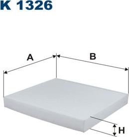 Filtron K1326 - Filter, interior air www.parts5.com