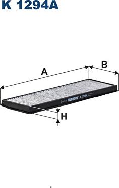 Filtron K 1294A - Filter, interior air www.parts5.com