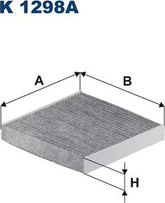 Filtron K 1298A - Filter vnútorného priestoru www.parts5.com