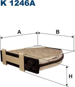 Filtron K1246A - Filtre, air de l'habitacle www.parts5.com