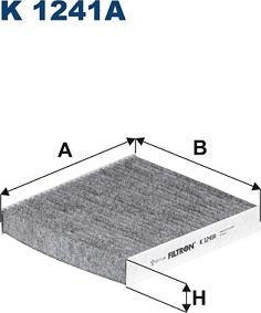 Filtron K1241A - Filter, interior air www.parts5.com