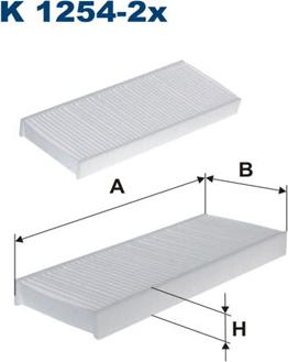 Filtron K1254-2x - Filter, interior air www.parts5.com