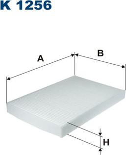 Filtron K1256 - Filtre, air de l'habitacle www.parts5.com