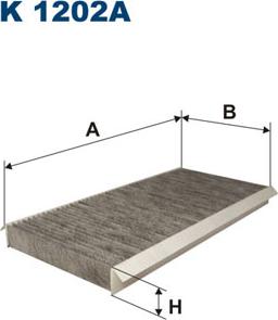 Filtron K1202A - Filtro, aire habitáculo www.parts5.com