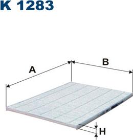 Filtron K1283 - Filter, interior air www.parts5.com