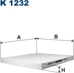 Filtron K1232 - Filter,salongiõhk www.parts5.com