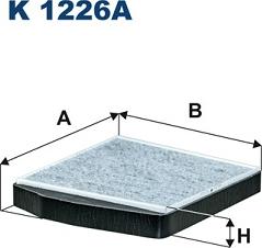 Filtron K1226A - Φίλτρο, αέρας εσωτερικού χώρου www.parts5.com