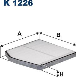 Filtron K1226 - Фильтр воздуха в салоне www.parts5.com